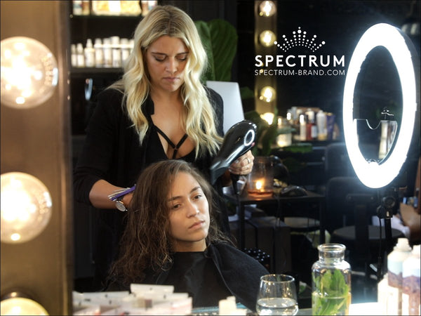 spectrum aurora led ring light australia hair salons stylist dresser sydney