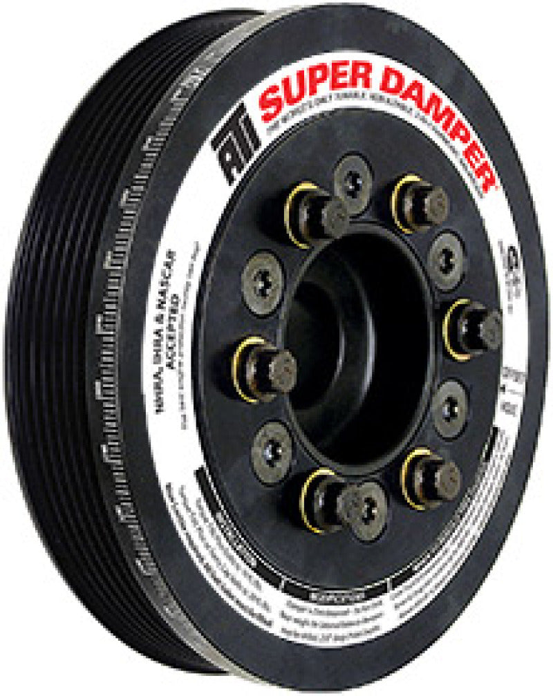 ATI Damper - 6.78in - Alum - 6 Grv - Ford Coyote 5.0L - No A/C - Alum Hub - OEM Size - ATI918047NA