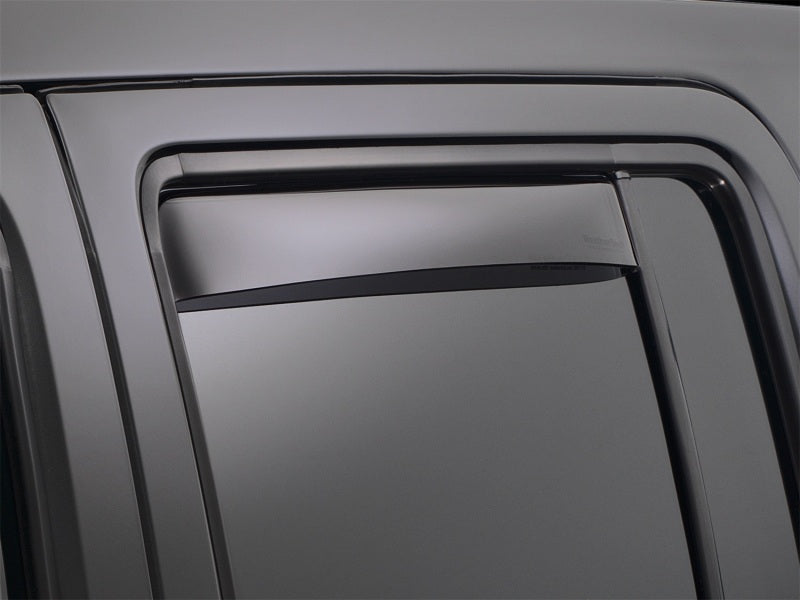 WeatherTech 11+ Audi A8/S8 Rear Side Window Deflectors - Dark Smoke - 81554