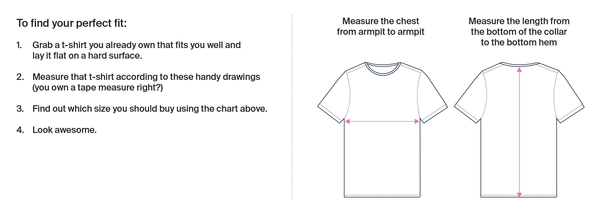 Men's Shirt Size Chart | Polos, Pants 