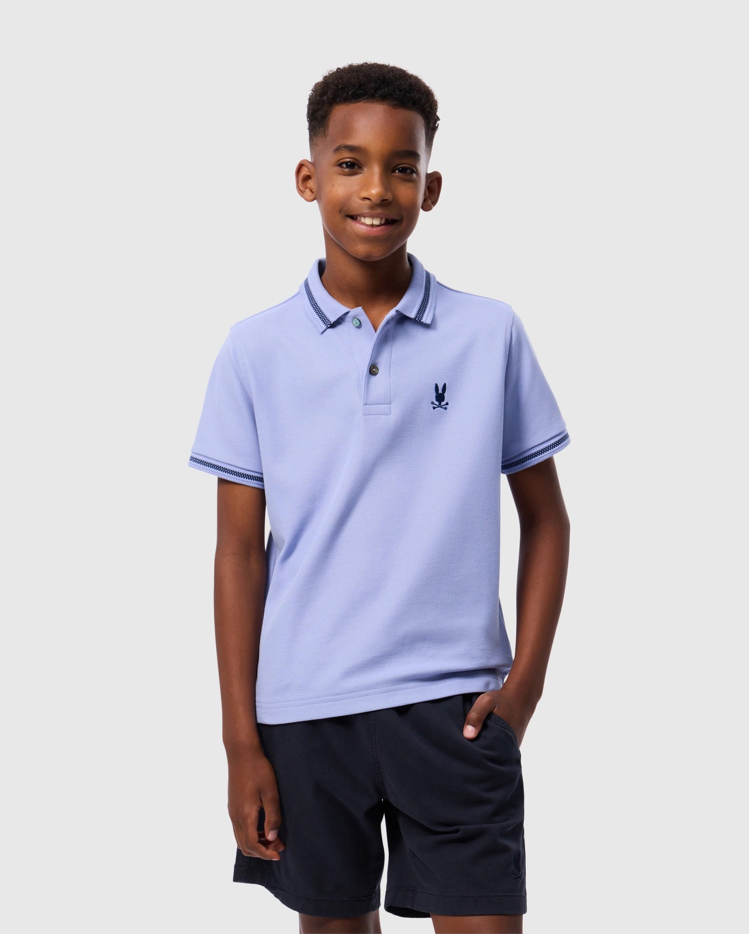 KIDS RIVIERA PIQUE POLO SHIRT - B0K640C200