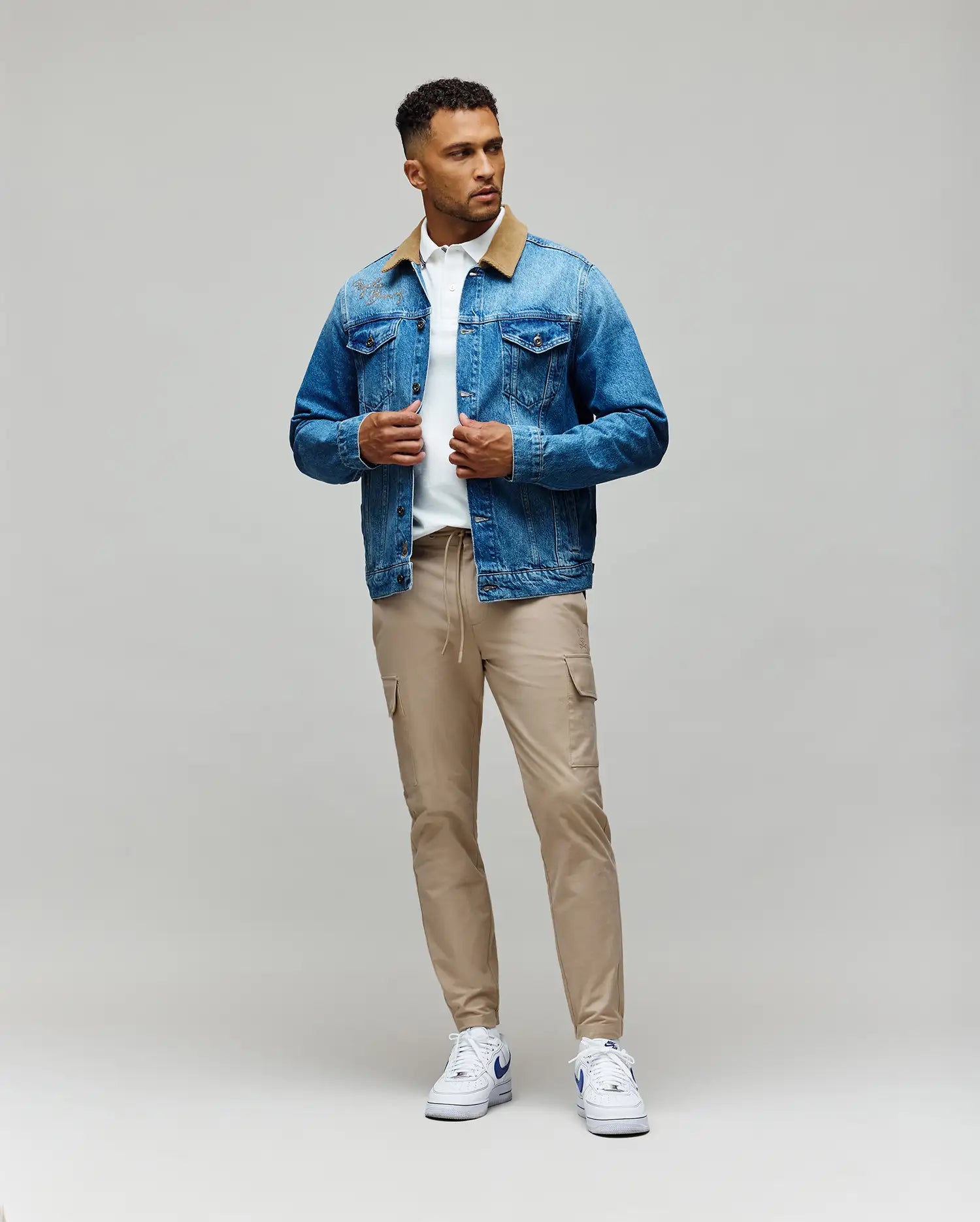 MENS WADE DENIM TRUCKER JACKET - MO1100015