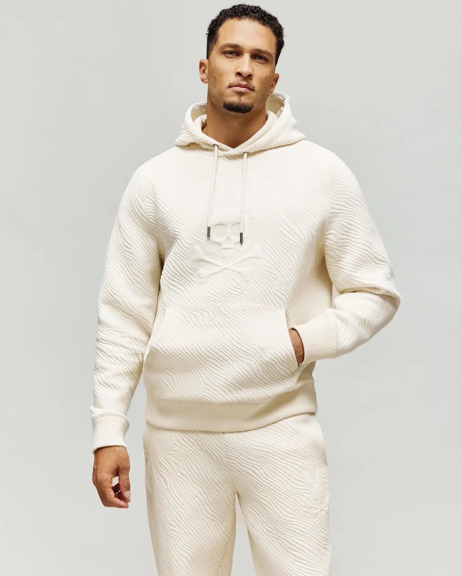 MENS KENDRICK TEXTURED HOODIE - MT0500097