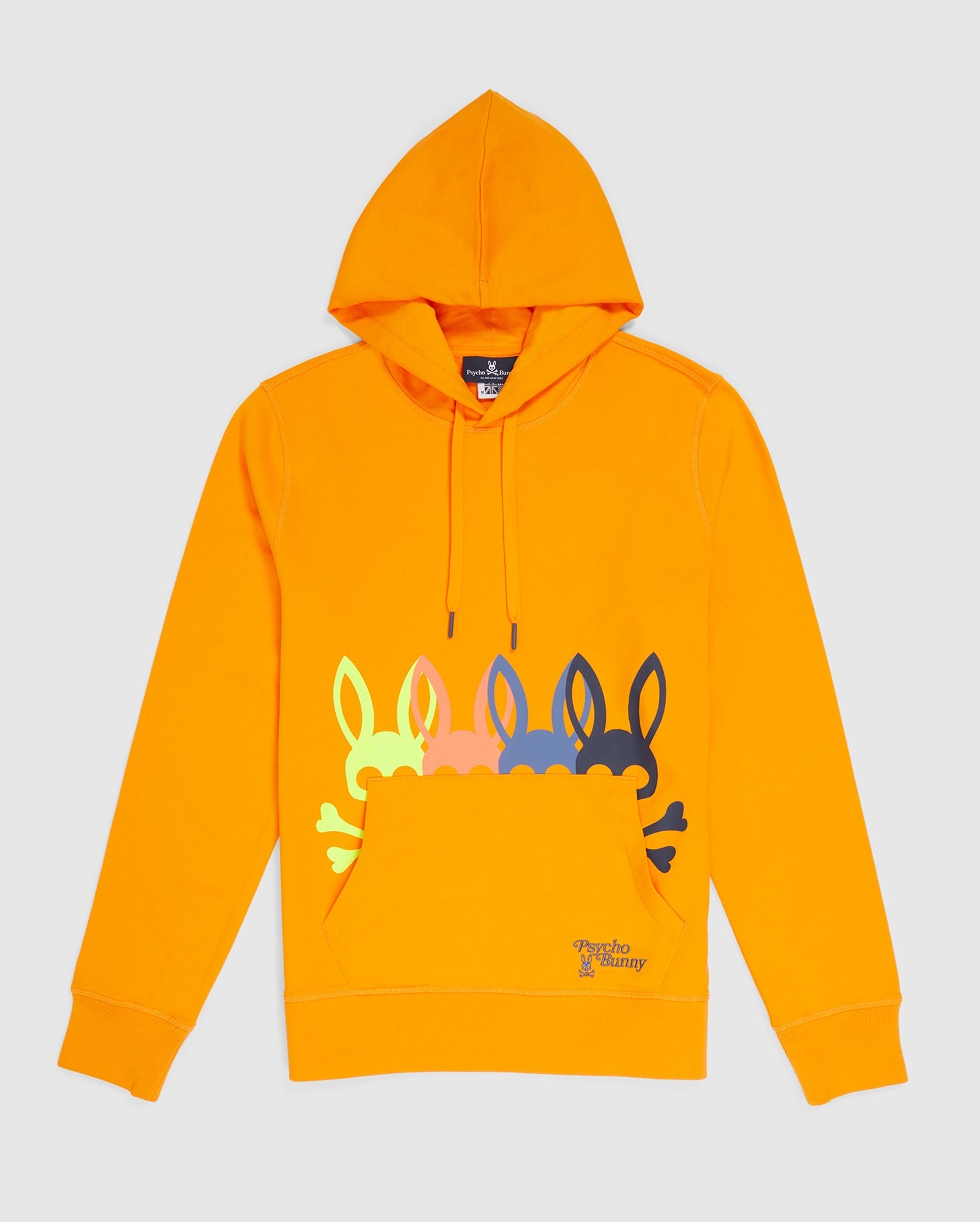 psycho bunny orange hoodie