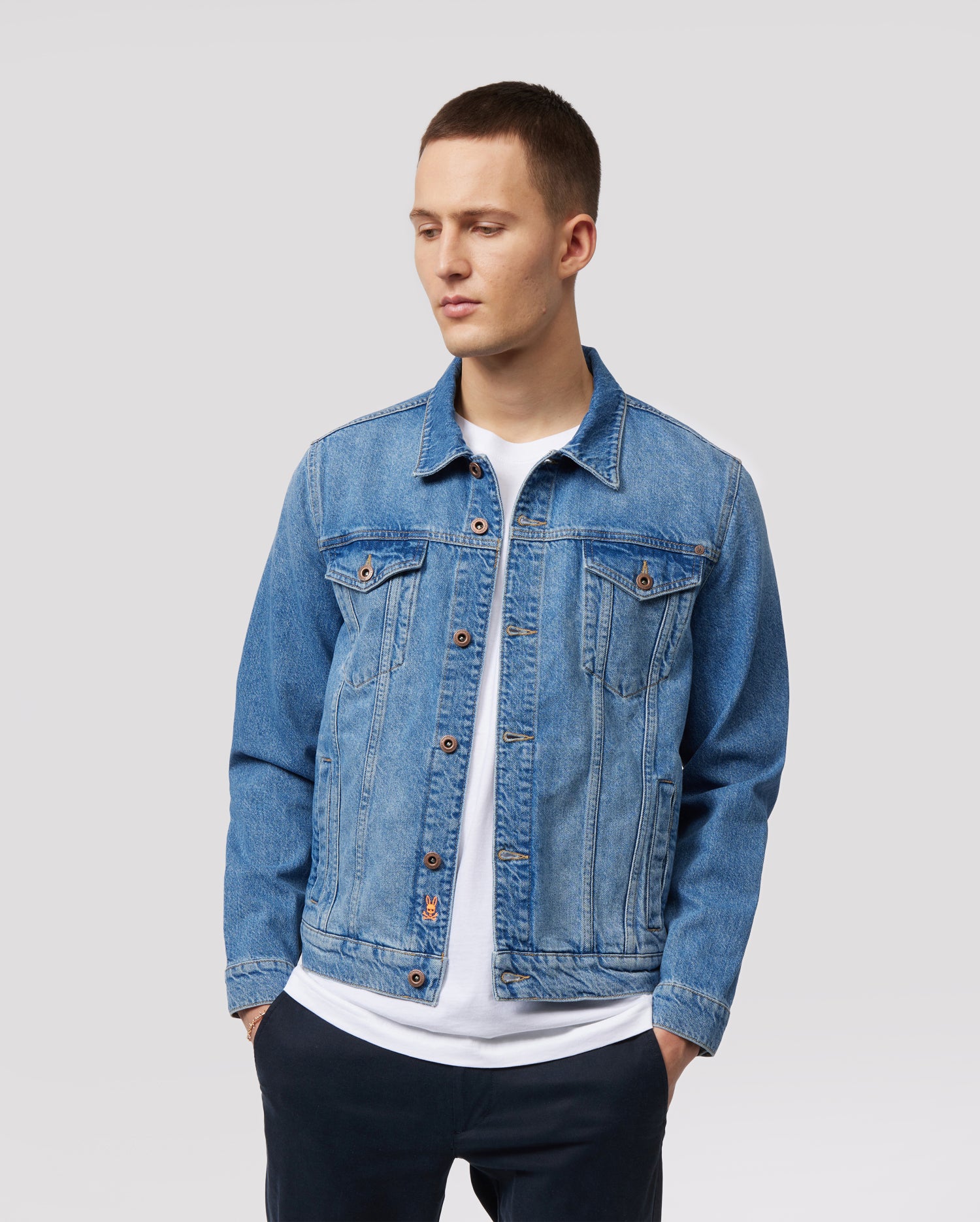 MENS PATHE DENIM JACKET - B6J741X1CO