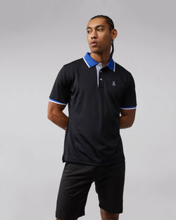 black sports polo