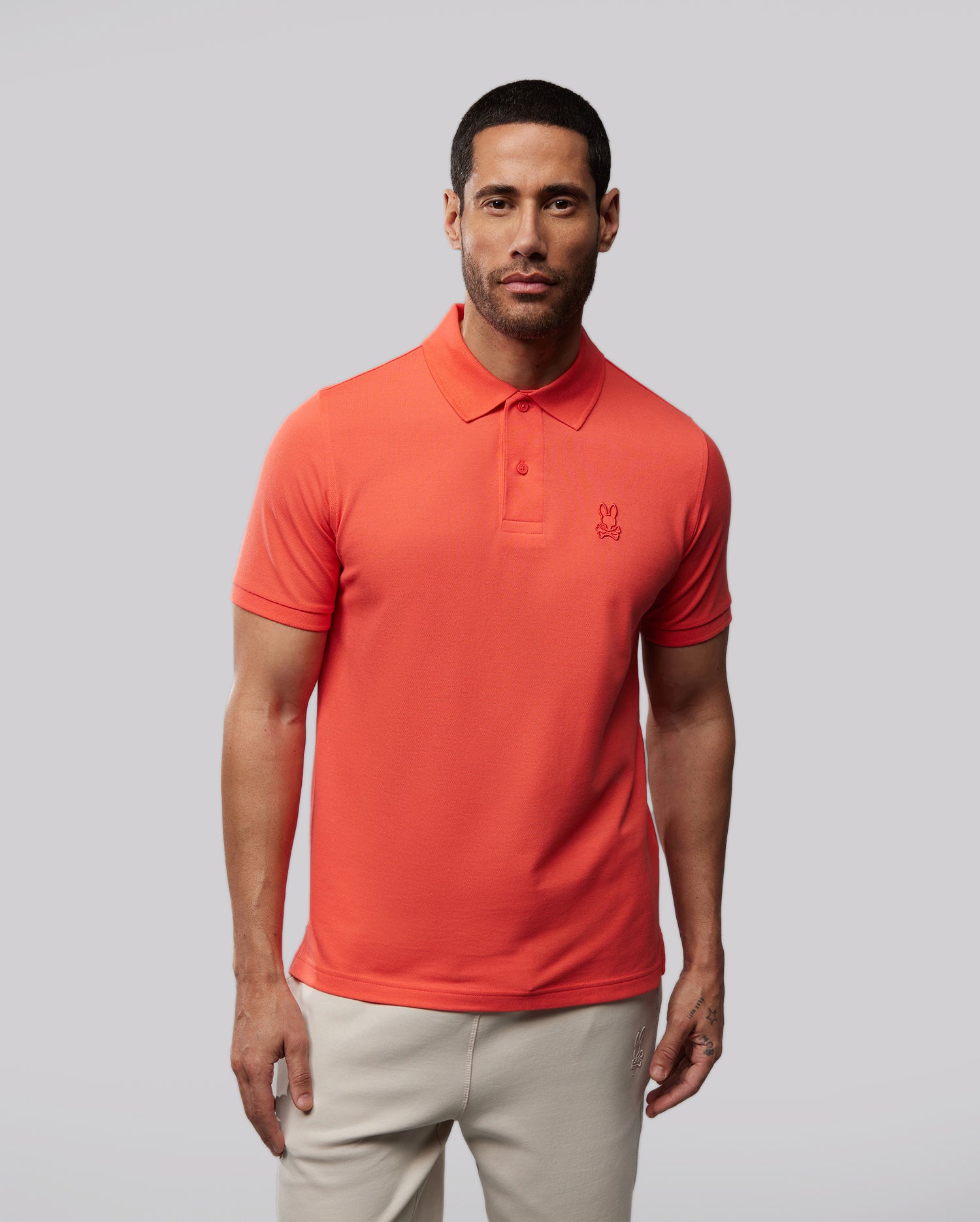 MENS OUTLINE POLO - B6K508Y1PC