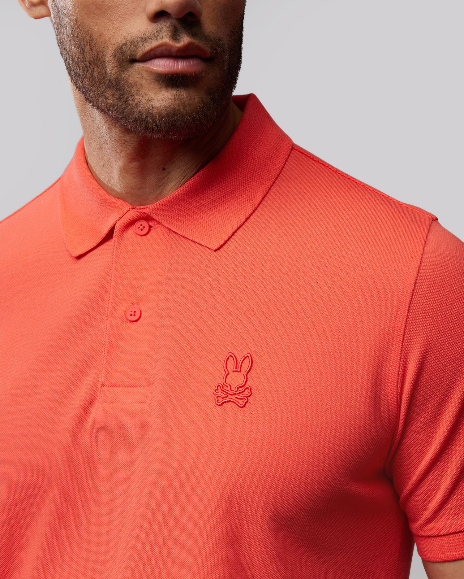 MENS OUTLINE POLO - B6K508Y1PC