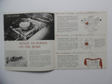 1954 Lincoln Facts Cosmopolitan Capri Car Brochure