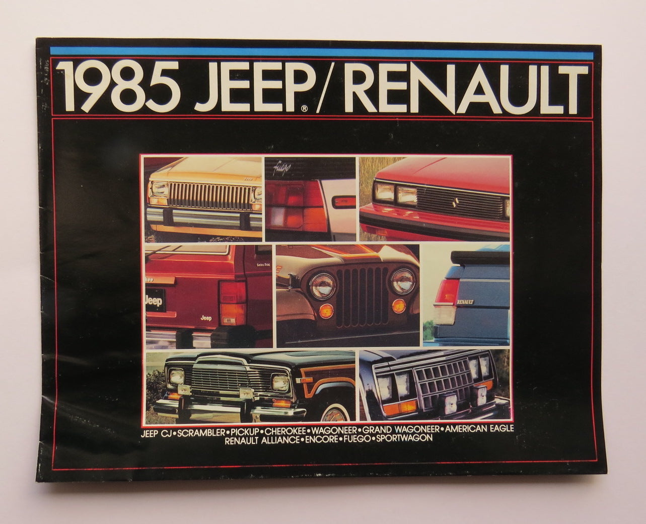 1985 Jeep Renault Brochure CJ Scrambler Pickup Cherokee