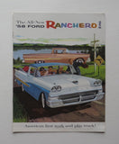 1958 Ford Brochure Ranchero