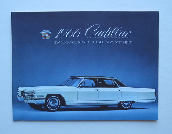 1966 Cadillac Brochure De Ville Fleetwood Calais
