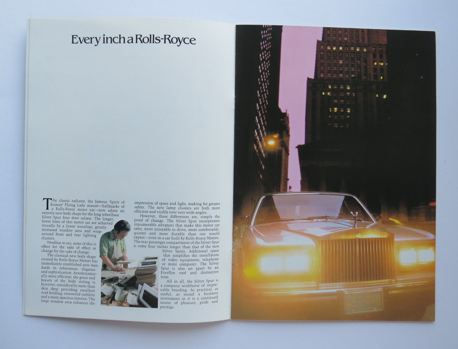 1982 Rolls Royce Silver Spur Prestige Brochure Vintage Car Brochures