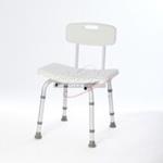 Bariatric Shower Chair with Back - Blue