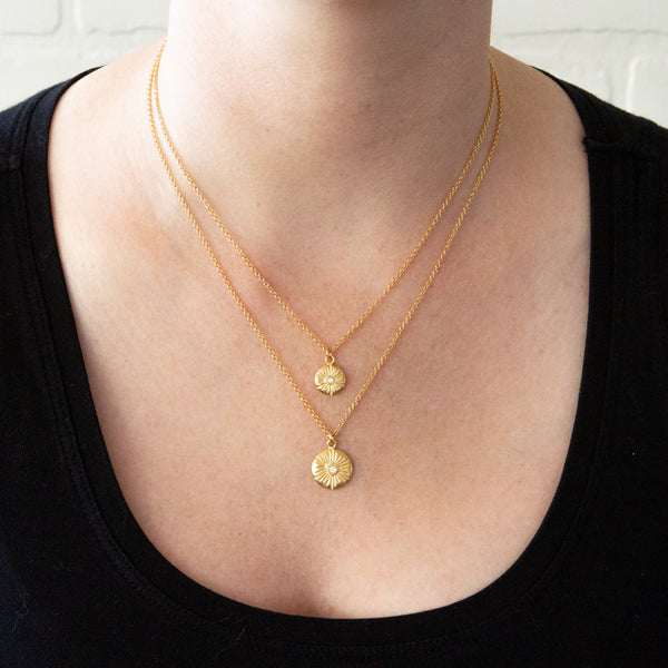The Small Lucia necklace in different lengths
