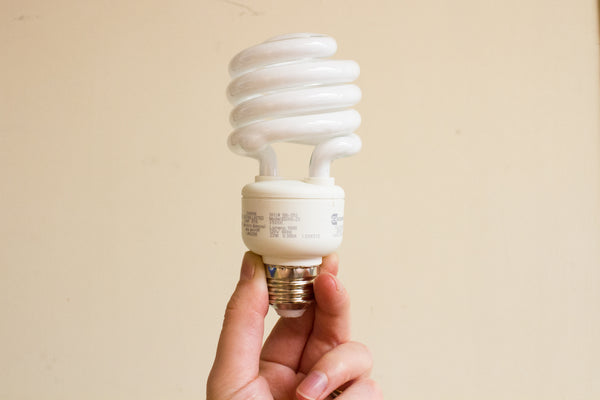 Replace all bulbs with CFL or LED bulbs | Green Jewelry Studio | Corey Egan Blog