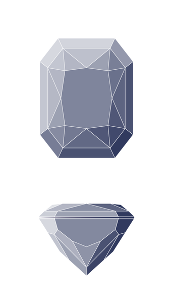 Radiant Diamond Shape Diagram