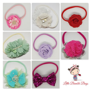 flower clips for headbands