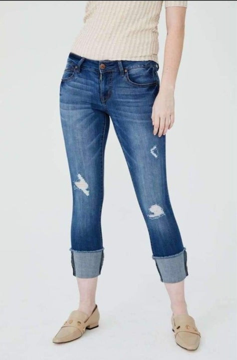 1822 vintage denim ankle skinny jeans