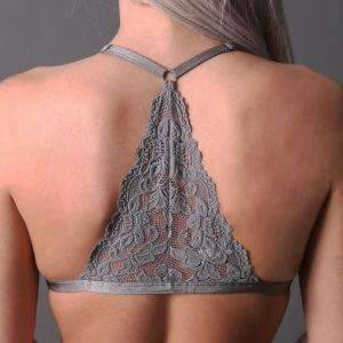 Undie Couture Triangle Racerback Lace Bralette