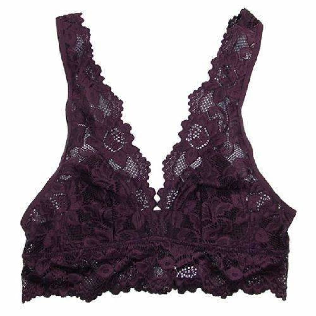 Women' Longline Lace Bralette - Auden™ Purple S - ShopStyle Bras