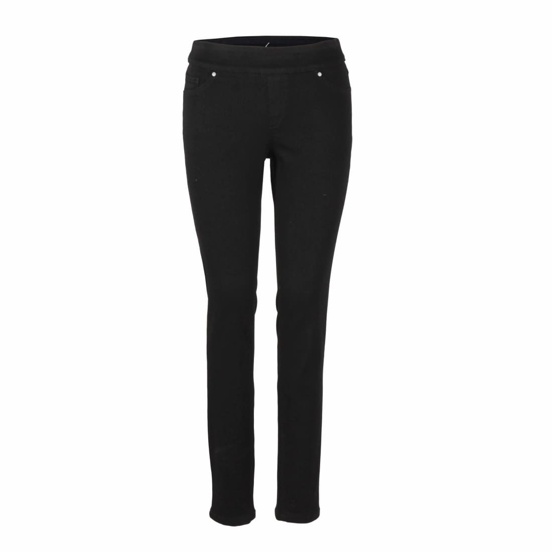 L and L Stuff - UP! Pants Women's Jet Black Skinny Jean Pull On Pant