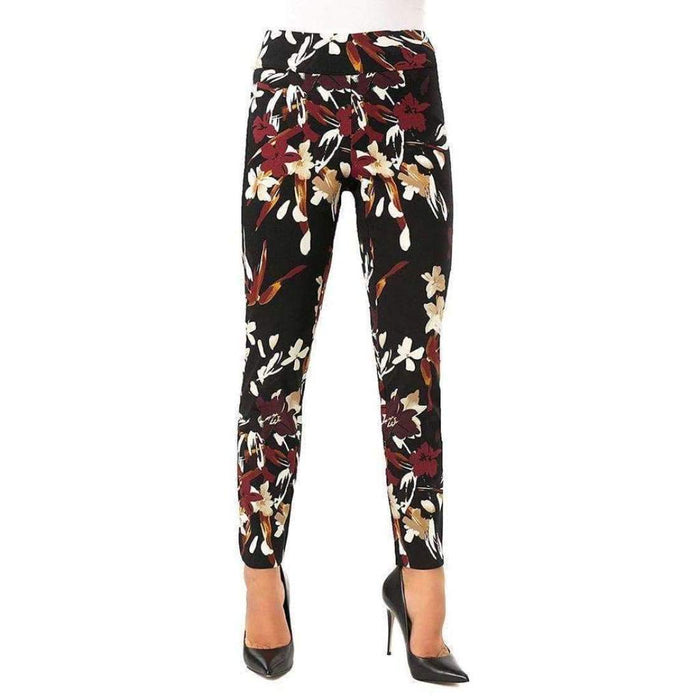 Petal Slit Ankle Pants Flatten and Flatter Style- Women — L and L Stuff