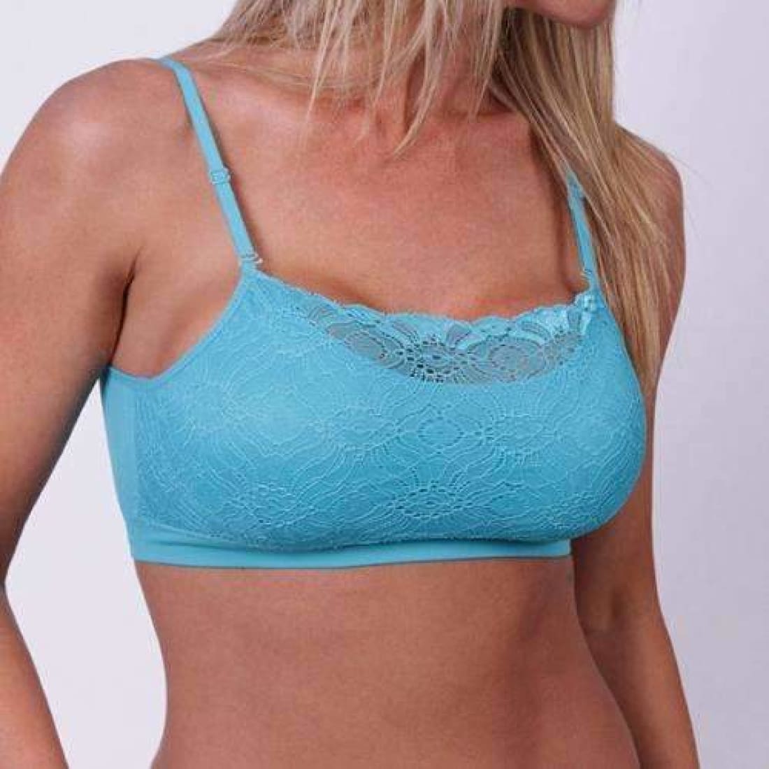 Coobie Seamless V-Neck with Lace Bra, Full Size, Peach at  Women's  Clothing store