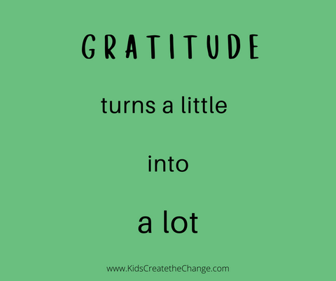 Teaching kids gratitude