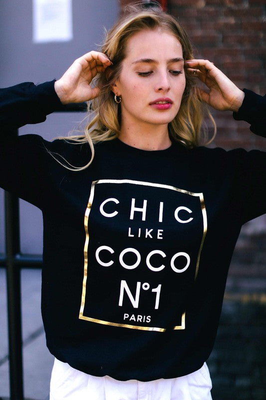 Download Chic Like Coco Graphic Sweatshirt Elizabeth Nichole