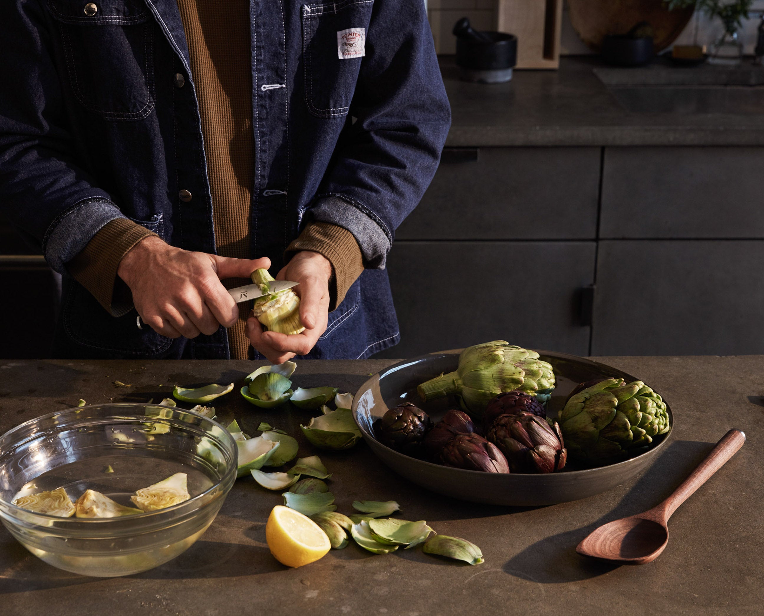 Material Table Knives - Glazed