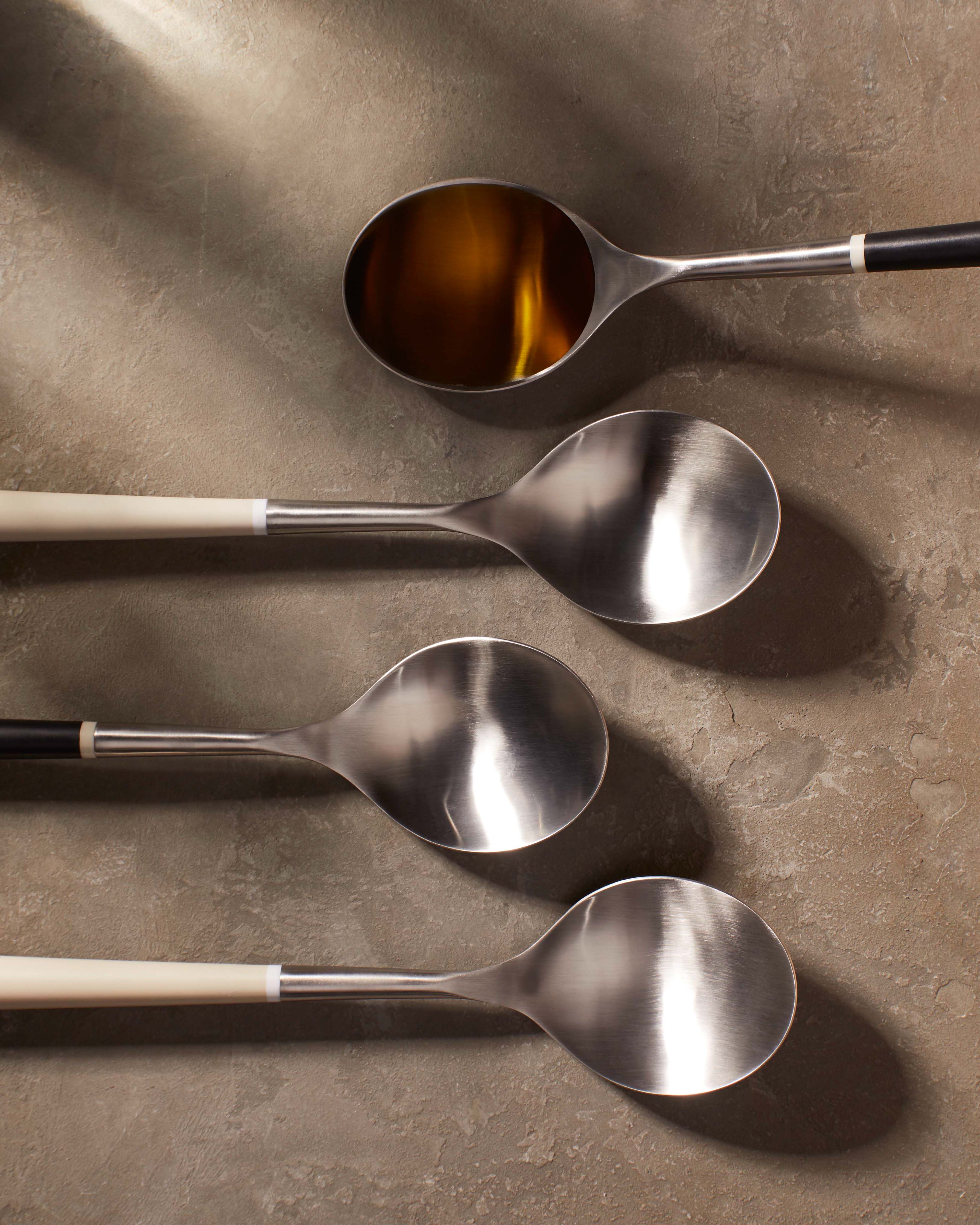 Big Metal Spoons