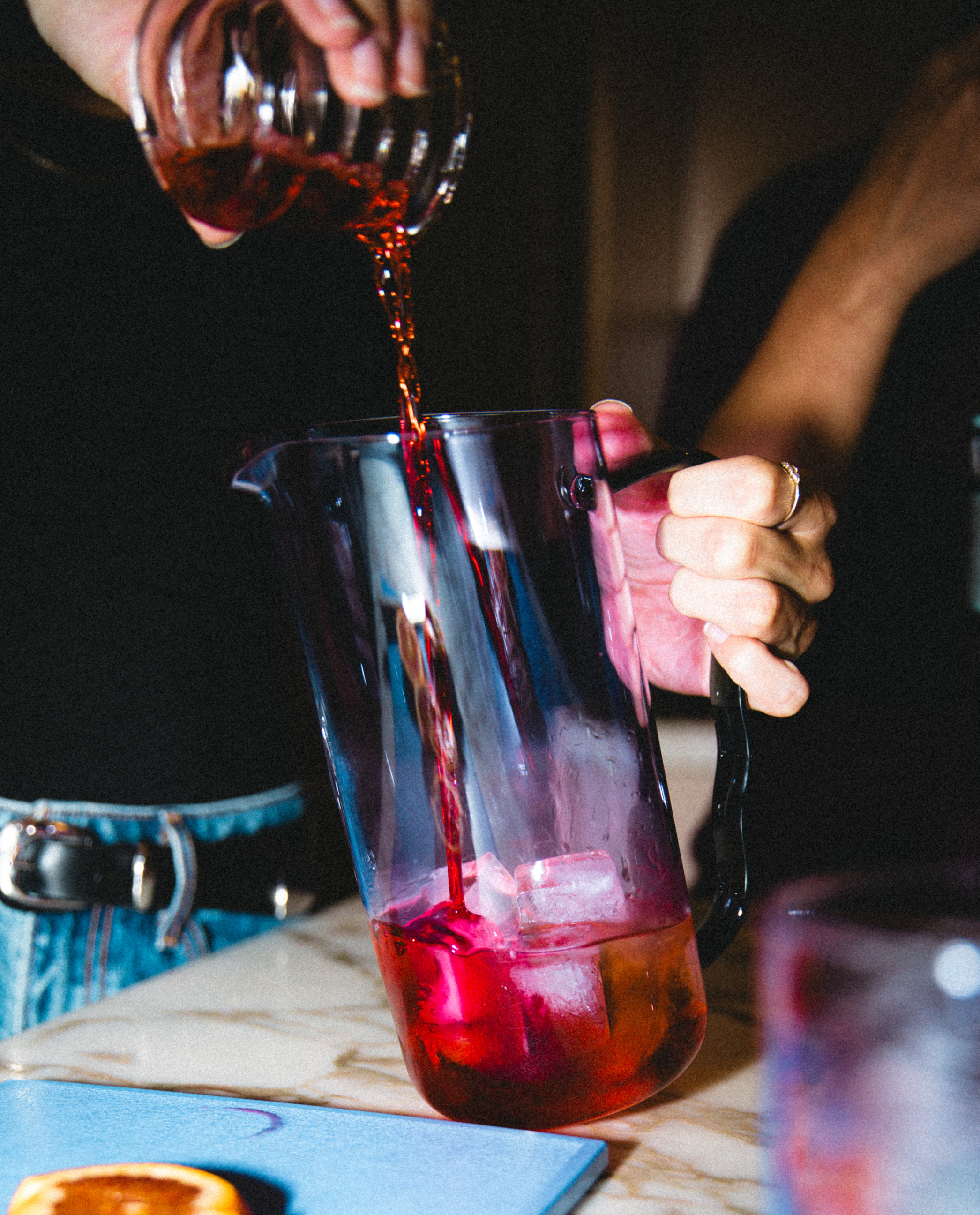 Statement Glass Pitcher