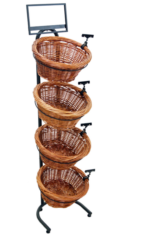Black Metal Wicker Basket Dividers - 15L x 14 1/4D x 6H- 10 pieces —  screengemsinc