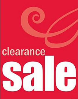 Red Clearance Sale Sign Retain Store Stock Photo 1161483040