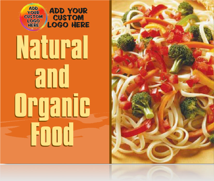Natural and Organic Food Aisle Violators-Shelf Signs-Custom Printed- 2 ...