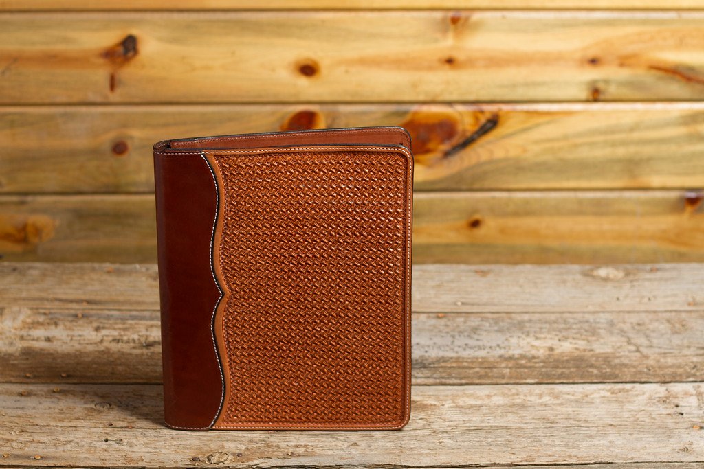 Custom Tooled Leather Checkbook Cover — 33 Ranch & Saddlery, LLC