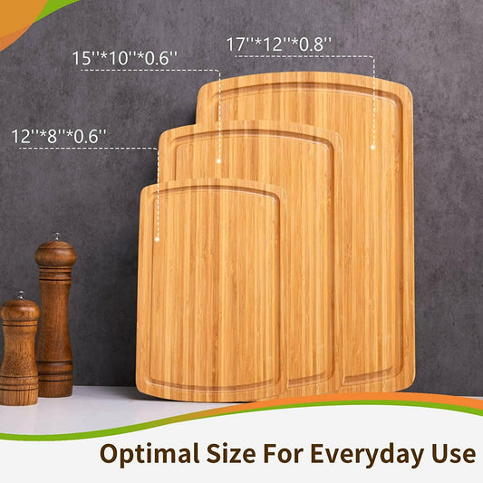 3-Piece Everyday Cutting Board Set