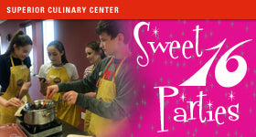 Sweet 16 Birthday Parties Superior Culinary Center