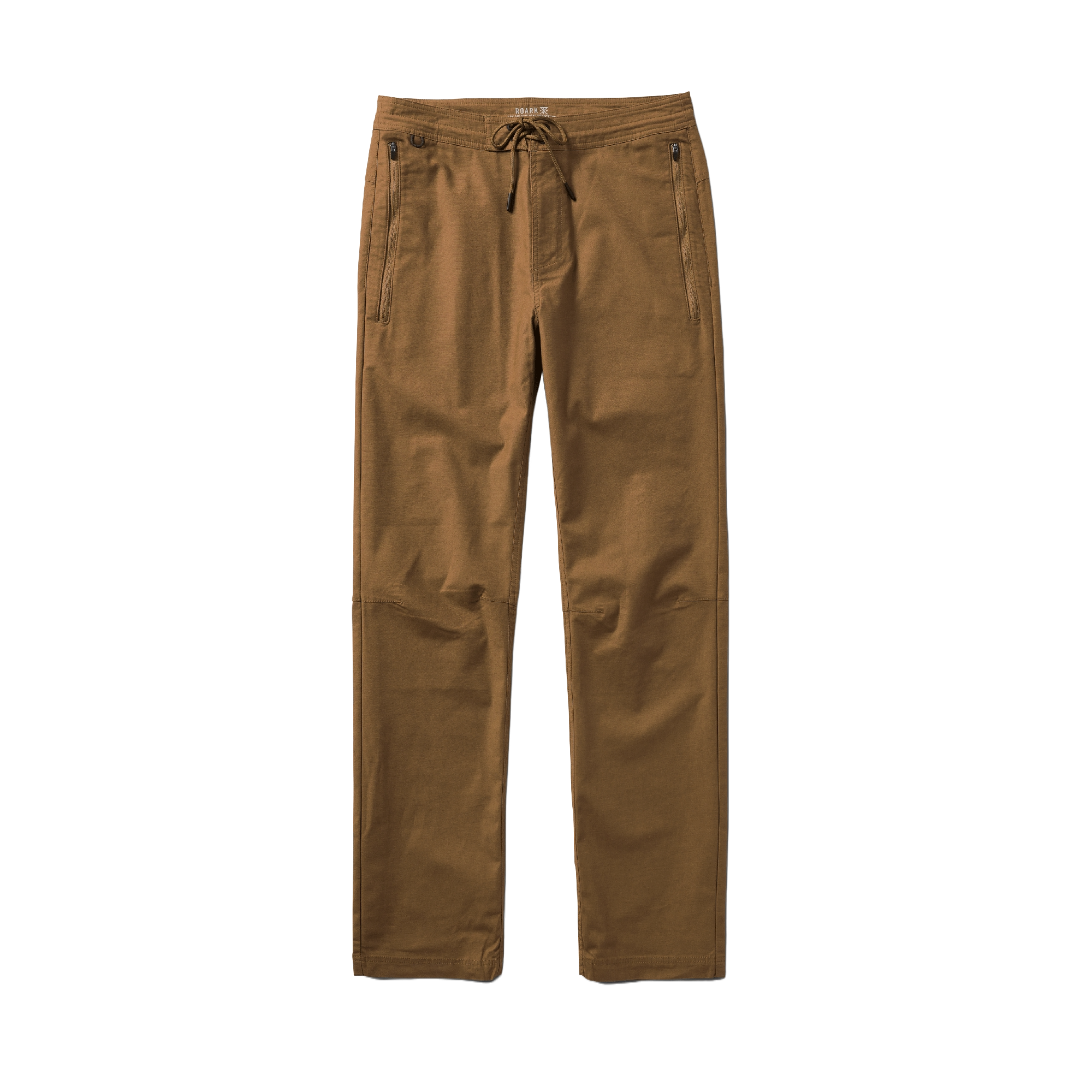 Hangup Dark Khaki Regular Fit Flat Front Trousers