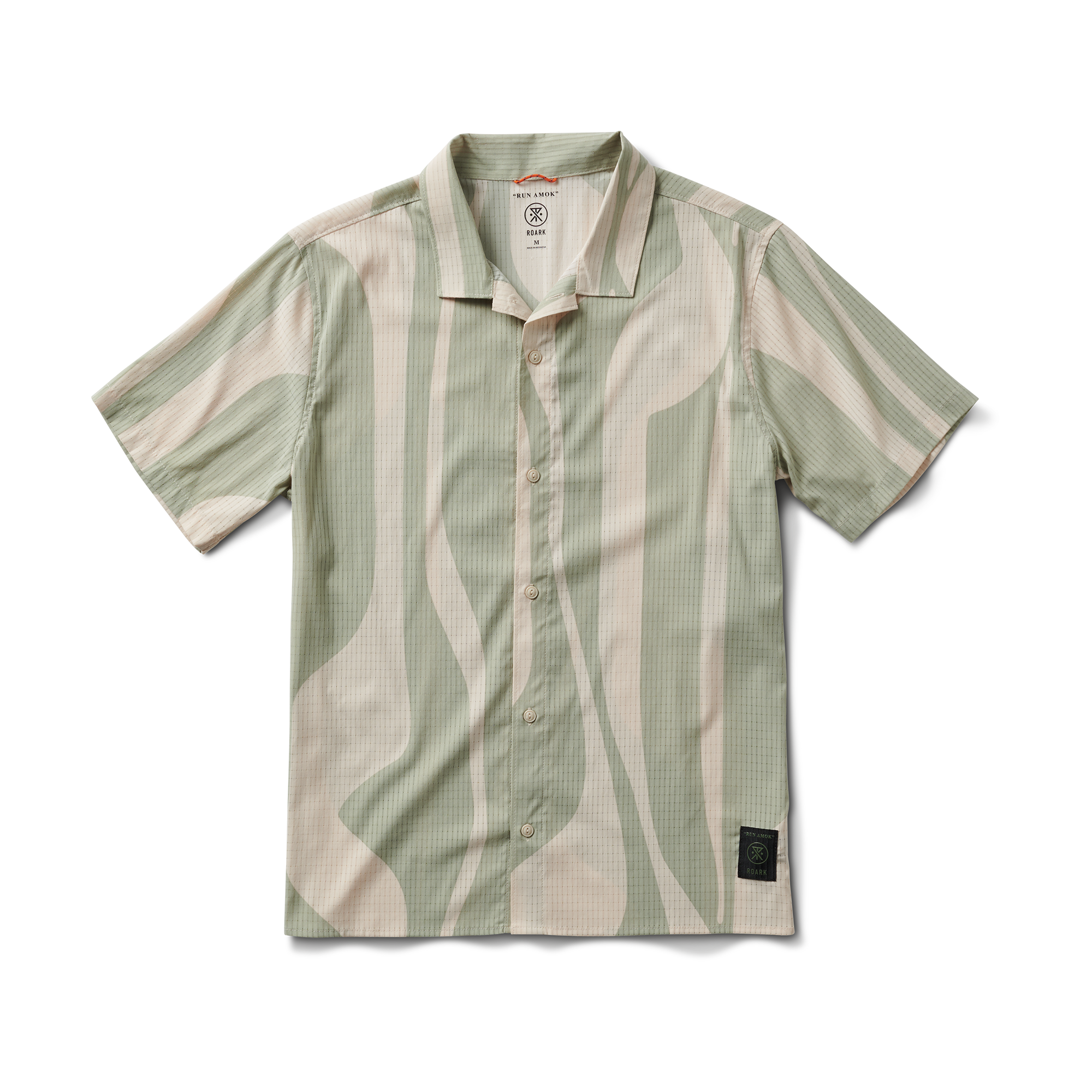 Gonzo Camp Collar Shirt - Sarda Almond – Roark