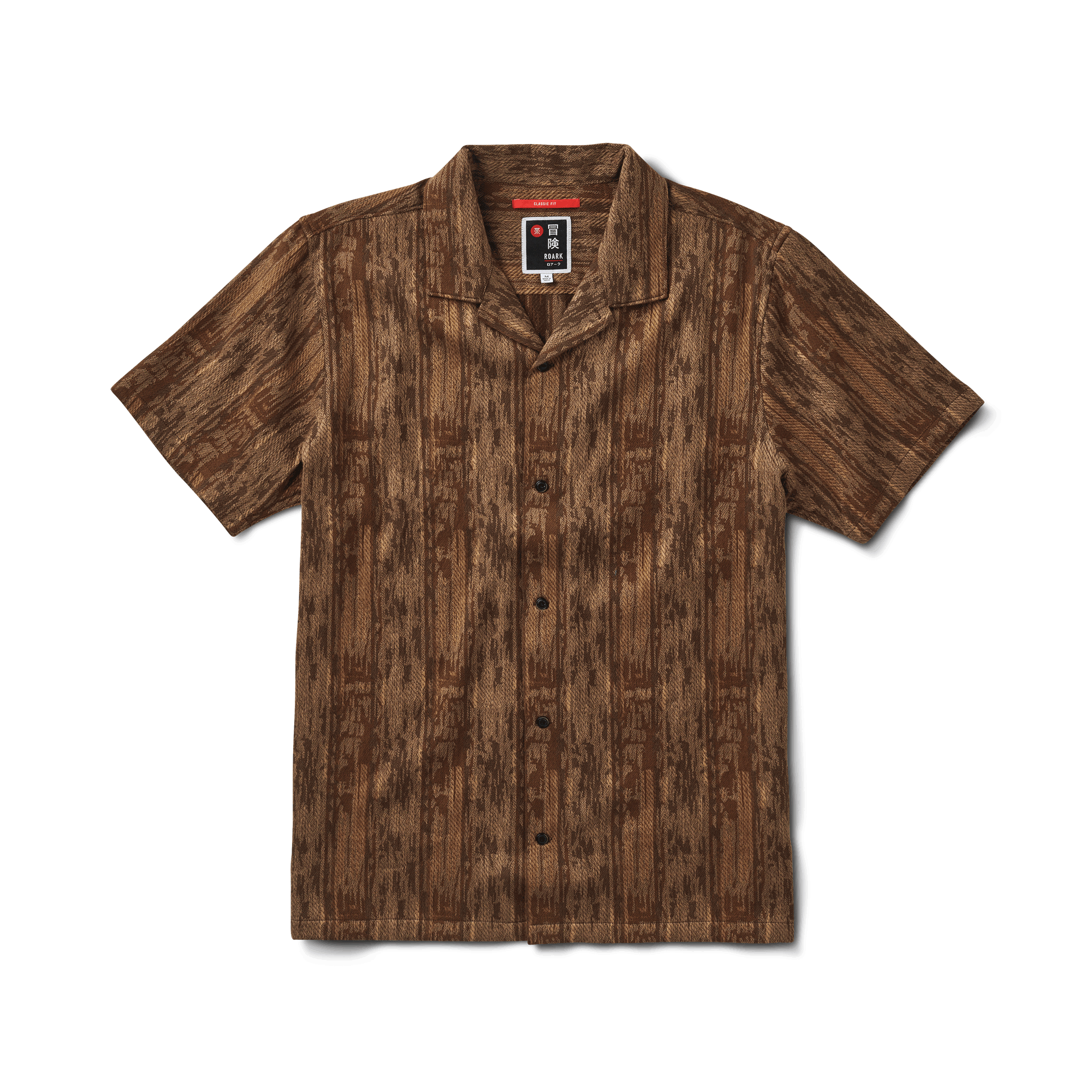 Gonzo Camp Collar Shirt - Sarda Almond – Roark