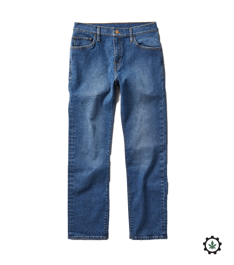 HWY 128 Straight Fit Broken Twill Jeans - Black 2 – Roark