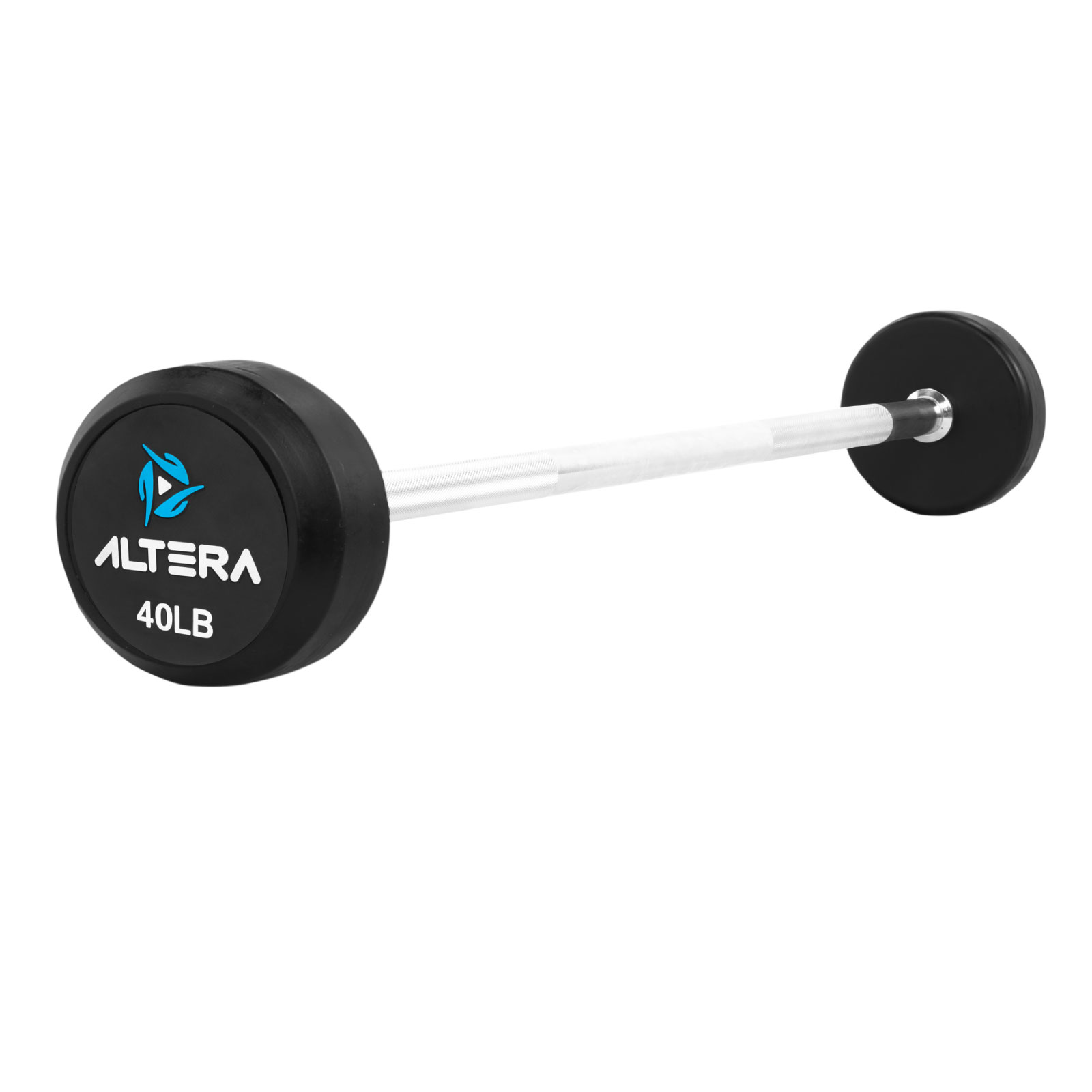 Barra Z Peso Fijo 50 Lb Integrado Acero Gimnasio Crossfit