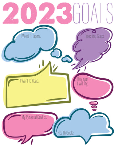 New Year's Resolutions for Teachers Worksheet