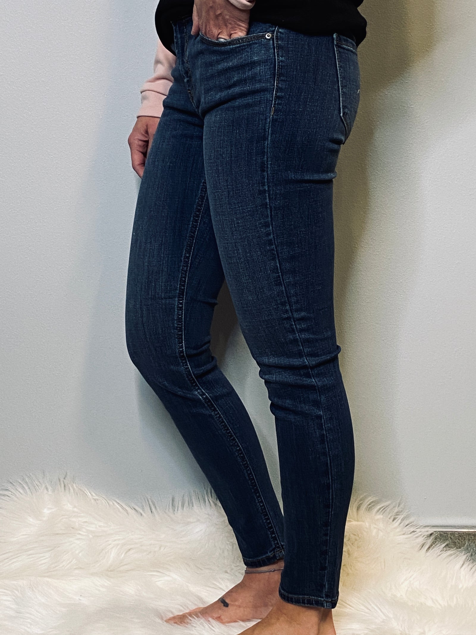 Plus Silk Denim Pull-On Jeggings in Lennox – 1822 Denim