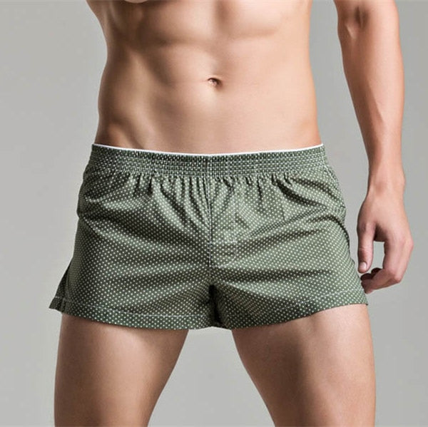 Free Men's Polka Dot Cotton Boxer Short Underwear – Frundies