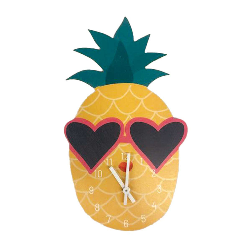 Classic Pineapple Clock and Thermometer