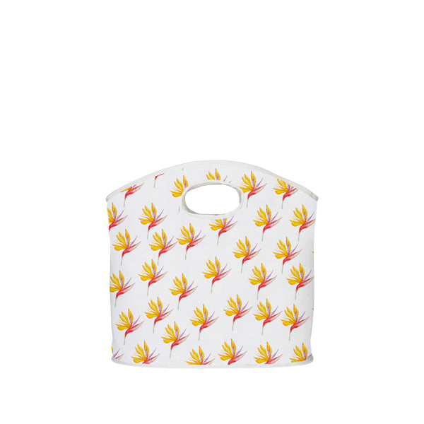 Yellow Bird of Paradise Neoprene Handle Tote Bag