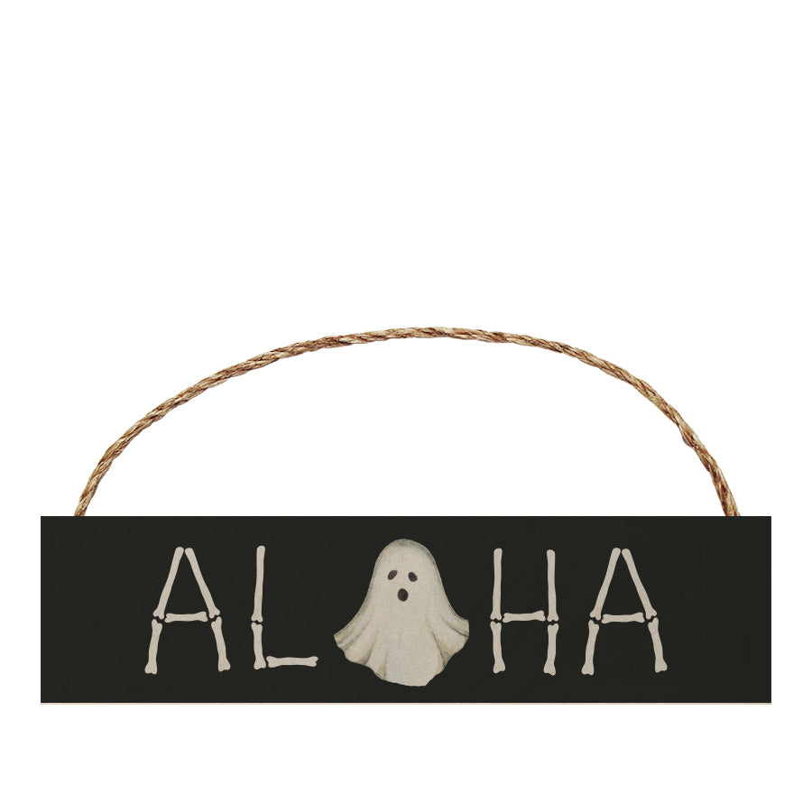 Aloha Ghost Sign 4x16 BLK